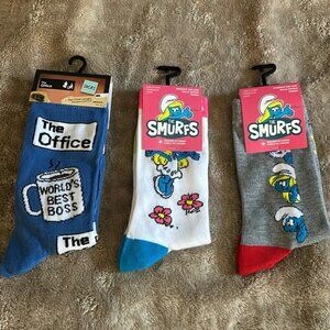New with Tags Bundle of Novelty Socks